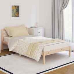 Day Bed Solid Wood Pine 100x200 Cm Vidaxl