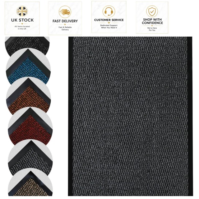 Versatile 40x60cm Heavy Duty Non-slip Door Mat - Perfect For Any