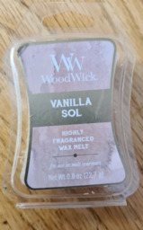 Woodwick Wax Melt Tart 0.8oz / 22.7g Net Weight Vanilla Sol