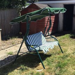 3 Seater Garden Swing Chair Canopy Outdoor Patio Hammock Bench Seat