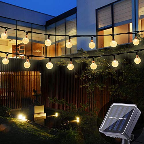 Solar Garden Lights Outdoor Waterproof, 50led 7m/23ft Solar Fairy