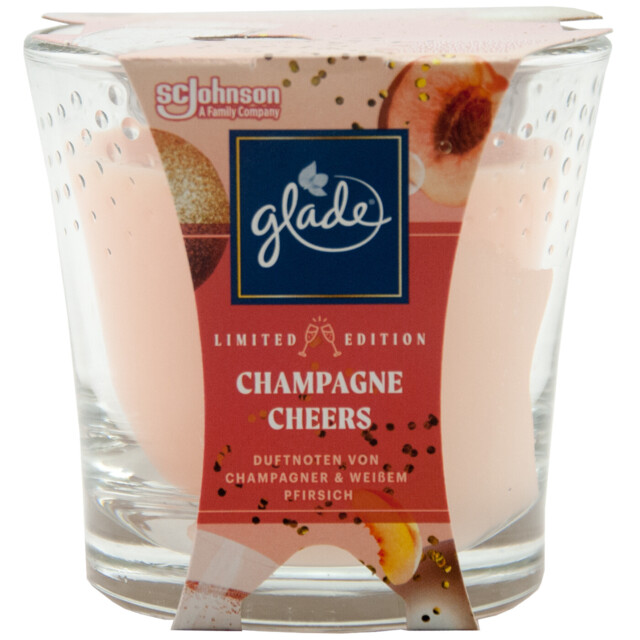 Glade Scented Candle Champagne Cheers 1 X 129g Dufnoten From Champagne