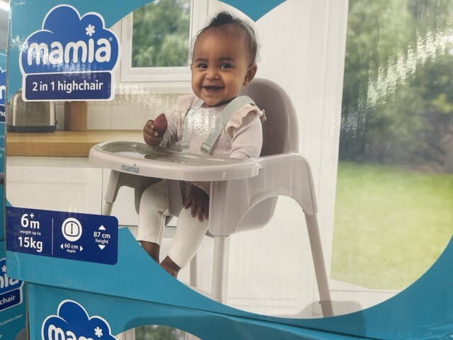 Bebe Style Classic 2-in-1 Highchair - White
