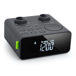 Muse Dab/dab+ Dual Alarm Clock Radio Black, M-197cdb