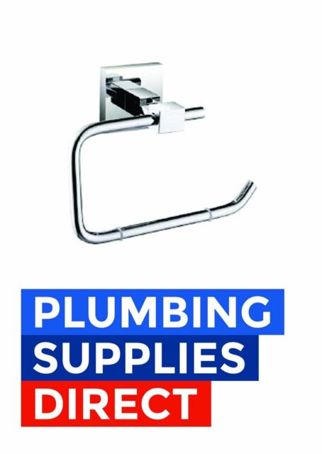 Bristan Bathroom Square Toilet Roll Holder In Chrome - Sqrollc