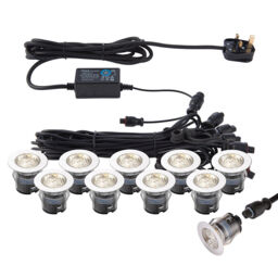 Ikon Pro Outdoor Ip67 Recessed Decking Kit Lights / Bathroom Lighting