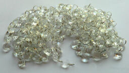 3 Sizes Chandelier Wedding Garland Crystals Droplets Glass Beads Drops
