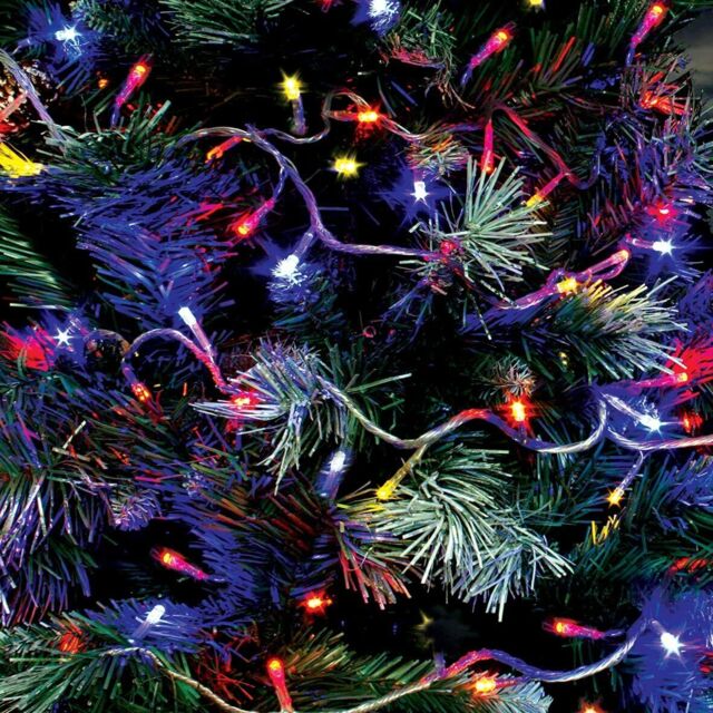 200 Battery Operated Led Christmas String Lights Multi Coloured 71160