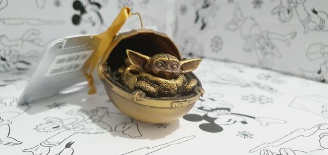 Disney Store The Child Bronze Toned Ornament Grogu