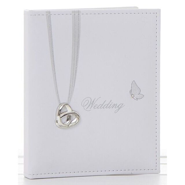 "Wedding Photo Album 24 X 7""x5"" Picture Holder Wedding Rings"