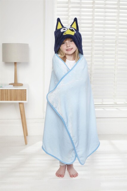 Bluey Kids Soft Hooded Poncho towel