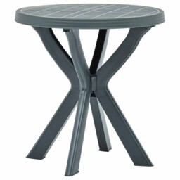 Bistro Table Outdoor Pub Bar Table Patio Garden Dining Table Plastic