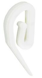 300x Securpak Nylon Plastic Curtain Track Rail Header Tape Hook