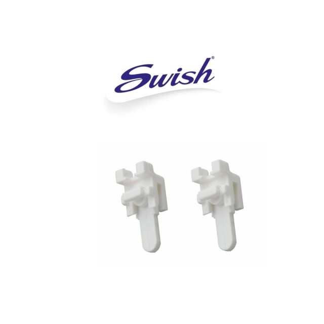 Genuine Swish ® Aluglyde, Aluminium Uncorded Track Gliders, Brackets,