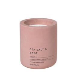 Blomus Fraga Scented Candle, Withered Rose, Concrete, H 11 Cm, Ø 9 Cm,