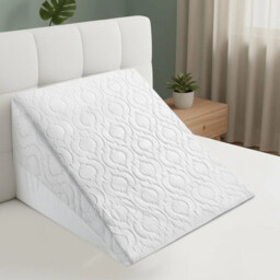 Large Acid Reflex Flex Support Bed Wedge Pillow With Quilted Cover 51
