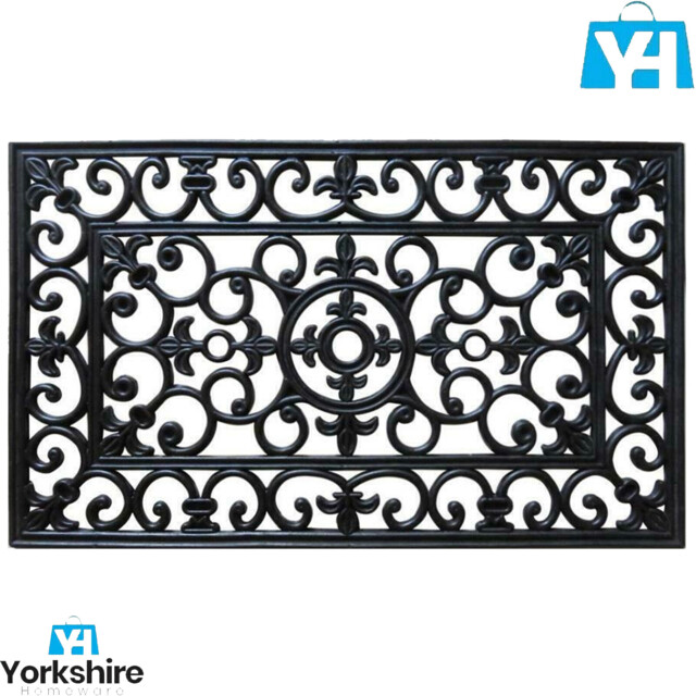 Coir Rubber Door Mats Indoor Outdoor Use Large Wrought Iron Heavy Duty