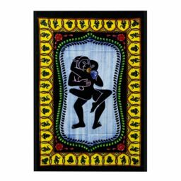 Cotton Wall Hanging Art Mandala Handbrushed Indian Symbolic Throw