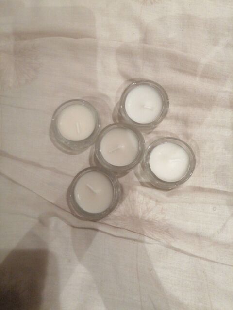Ikea Round Glass 10/pac Tea Light Holders Free Tealight Candles