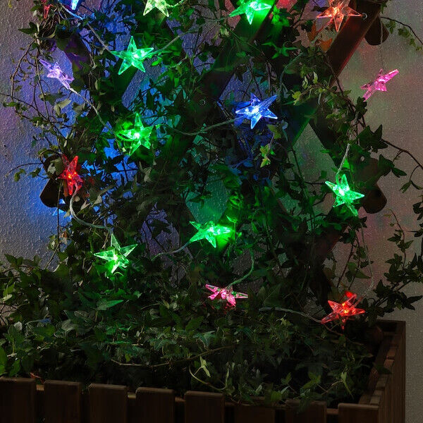 Ikea Strala 24 Outdoor Led Colour Changing Star Lights Mains Powered