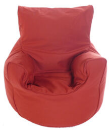 Cotton Terracotta Bean Bag Arm Chair With Beans Toddler Size From Bean