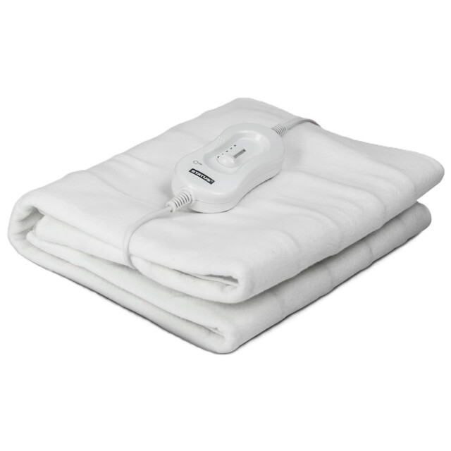Status Single Electric Under Blanket With 3 Heat Settings, Bed, White