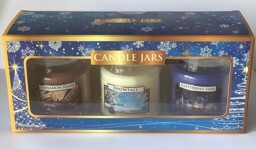 Aldi Jar Candle Small X3 Gift Set Cinnamon Sugar, Snowfall, Glittering