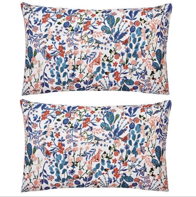 Joules Pillowcases X 2.(pair) Woodland Ditsy Standard