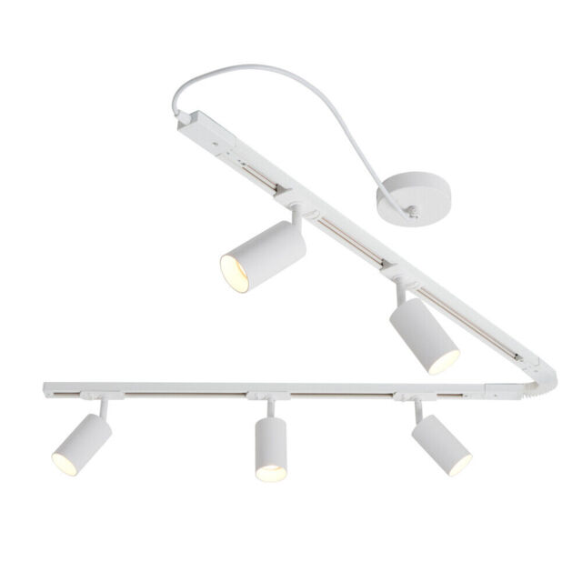 Litecraft Bexley 1.8 Metre Track Light Flexible Kit With 5 Gu10 Heads