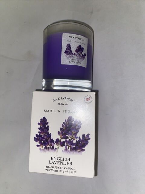 Wax Lyrical England Home Fragrance English Lavender Scented 132g Jar