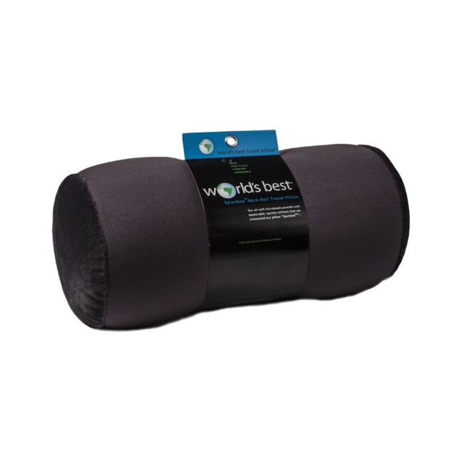 Wolf Essentials Microbead Bolster Tube Travel Pillow - Compact Neck