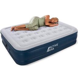 Premium King Size Air Bed With A Built-in Electric Pump And Pillow