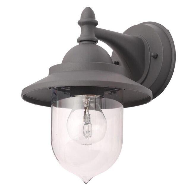 Litecraft Bacup Wall Light Outdoor Industrial Fisherman Lantern -