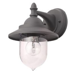 Litecraft Bacup Wall Light Outdoor Industrial Fisherman Lantern -