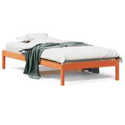 Day Bed Wax Brown 80x200 Cm Solid Wood Pine Vidaxl
