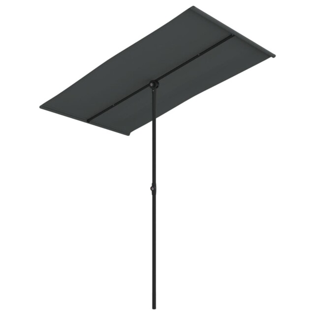 Outdoor Parasol With Aluminium Pole Garden Patio Umbrella Canopy Shade
