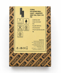 Hispec Led Outdoor Mains Powered Ip44 Waterproof Rated Light,pir -