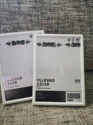 "Brand Ikea Yllevad Picture Frame Photo Frame White, 13x18cm, 57"", 2"