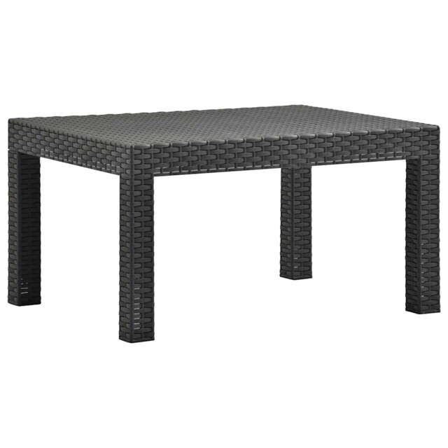 Garden Table Anthracite Pp Rattan Outdoor Coffee Tea Couch Lounge