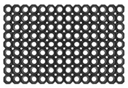 Groundsman Indoor Outdoor Rubber Ring Non-slip Door Floor Mat - 60cm X