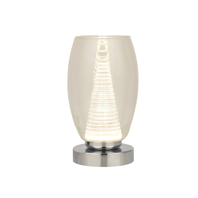 1 Light Modern Office Living Room Bedside Desk Table Lamp With Clear