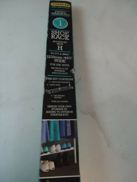 Stanley Shoe Rack Accessory Kit H - To Fit Span 1238mm Lot611