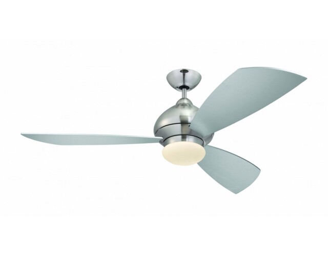 Dc Ceiling Fan With Led Lighting Fantastic Chrome & Silver Fan With