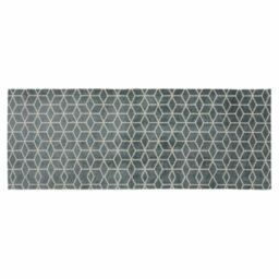 Highly Absorbant Jvl 3d Cube Print Mega Door Mat Non Slip Indoor
