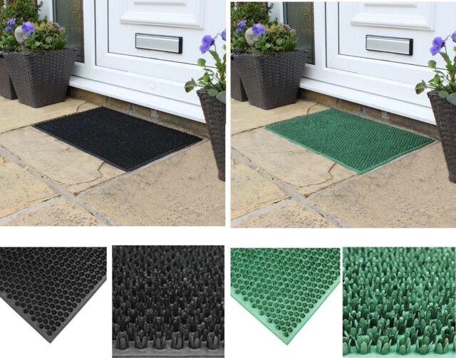 Out Door Mat Condor Rubber Astro Turf Look Grass Scraper Entrance