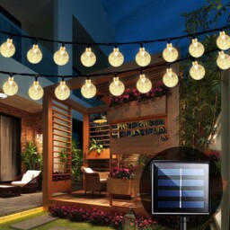 60 Led Solar Garden Lights 36feet Outdoor Waterproof Solar Powered