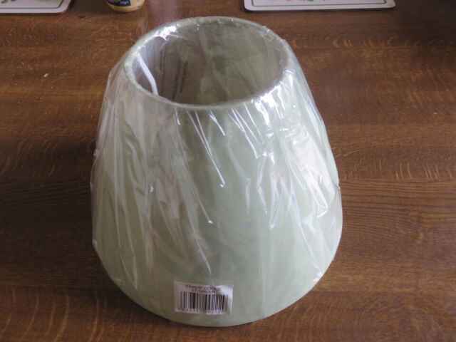 9'' Coolie Light Green Lamp Shade cotton Textured Fabric