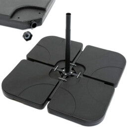 4pcs Parasol Base Banana Cantilever Weights Garden Patio Umbrella