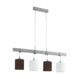 Vintage Rustic Wooden Chandelier 4 Lights Gl0491