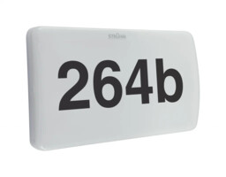 Outdoor Light White Morgan Led House Sign Ip44 Cool 4000k 1020lm